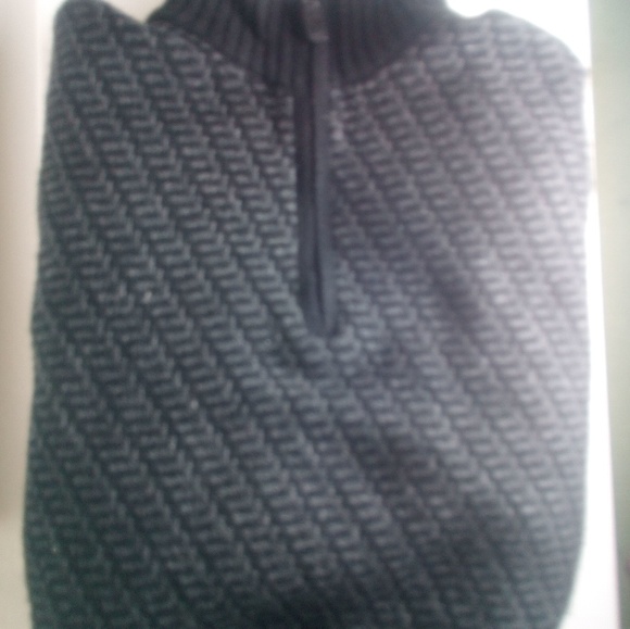 Black brown 1826 half zip pullover gray and black - Picture 4 of 5